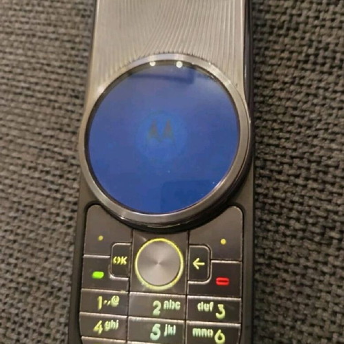 Motorola Aura used silver mobile phone