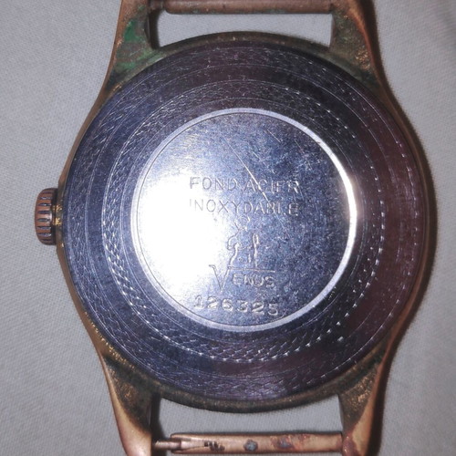 Vintage Venus HP 108 mechanical watch used, non-working