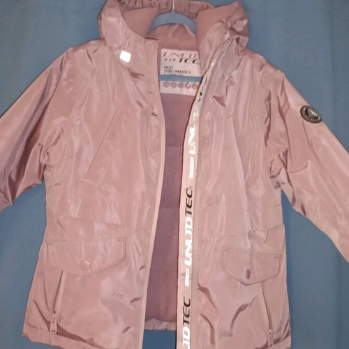 Next winter jacket like new, waterproof, pink, size 5-6 years