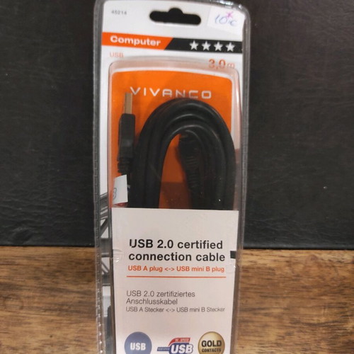 Usb 2.0 certified connection cable new