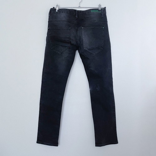 Bershka Straight Pant used, size EUR 42, black pants
