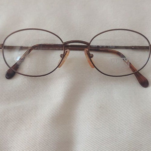 Luciano Soprani vintage eyeglass frame like new, brown bronze