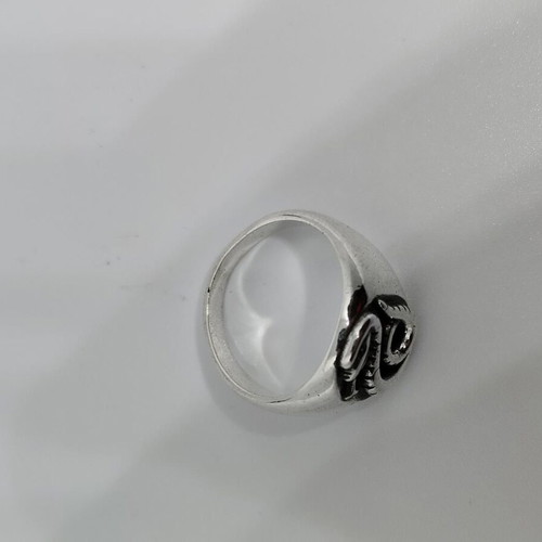 Slytherin Malfoy Harry Potter ring with snake seal silver color like new