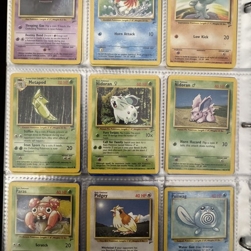 Pokemon Base Set 2 vintage lot used, 35 cards