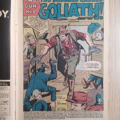 Two-Gun Kid #105 Marvel Comics употребяван, 1972