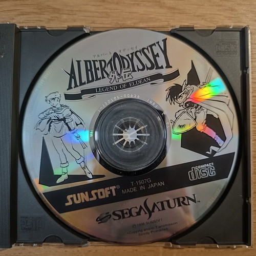 Albert Odyssey Legend of Eldean Sega Saturn game used