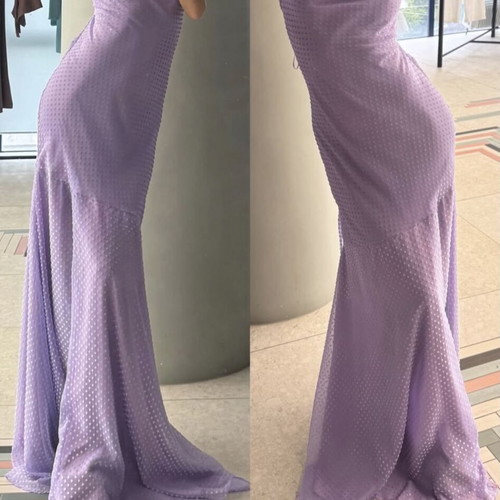 Lilac maxi dress Stefania Vaidani SS’26 new with tags