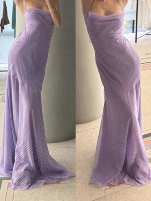 Lilac maxi dress Stefania Vaidani SS’26 new with tags