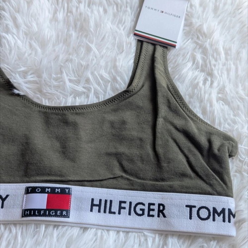 Tommy Hilfiger sports bra new, size XS, green