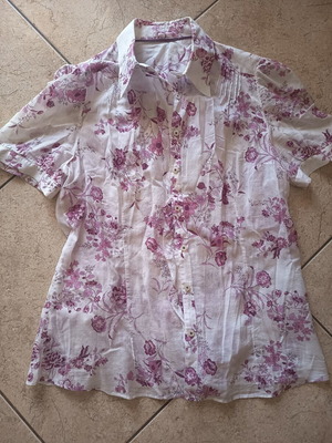 Women's summer shirt, pink, size S