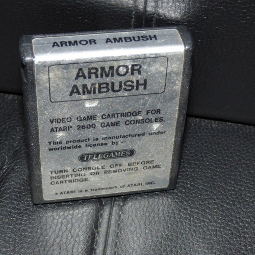 Armor Ambush Atari 2600 cartridge used