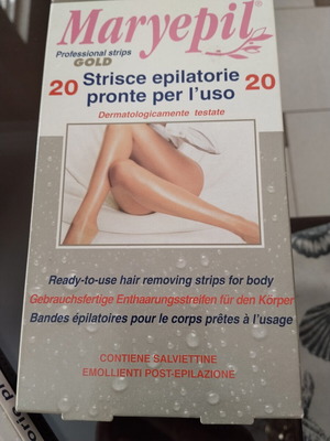 Αποτριχωτικές ταινίες σώματος Maryepil Professional Gold, πακέτο 2