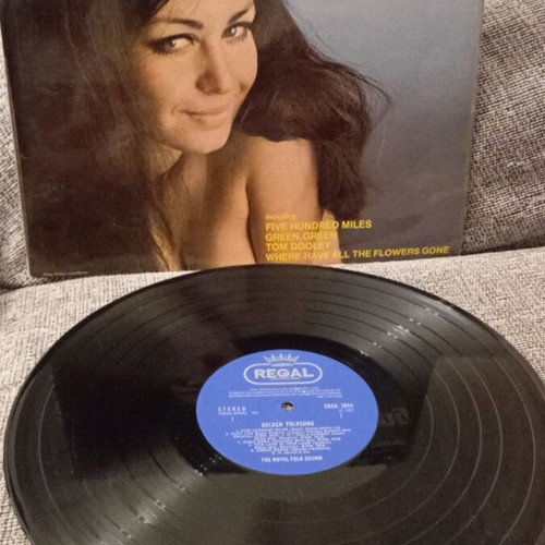 Golden Folksong vinyl record used
