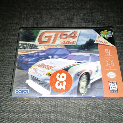 GT64 Championship Edition for Nintendo 64 used, racing