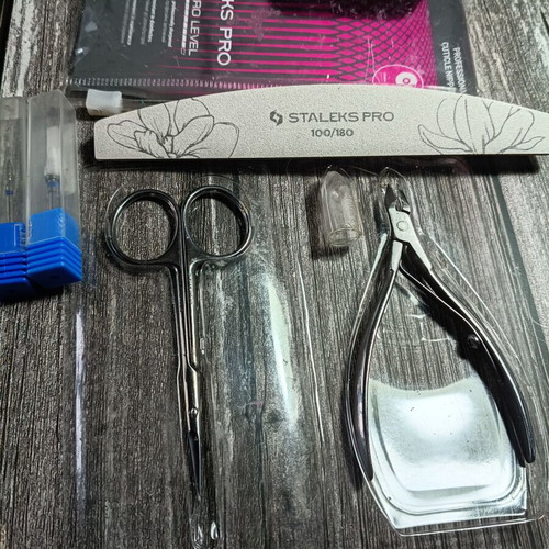 Staleks set scissors, nippers, cutters like new