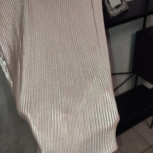 Metallic Rose Gold Pleated Top J.Stars like new, S/M