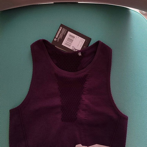 Energetics women's sports bra without padding, dark purple, new