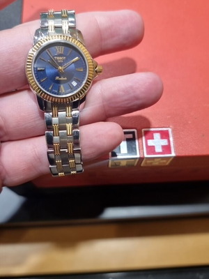 Tissot Ballade women's watch, new old stock, blue dial