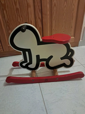 Keith Haring children's rocking toy like new