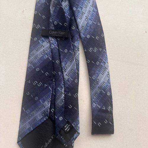 Calvin Klein tie, grey and blue