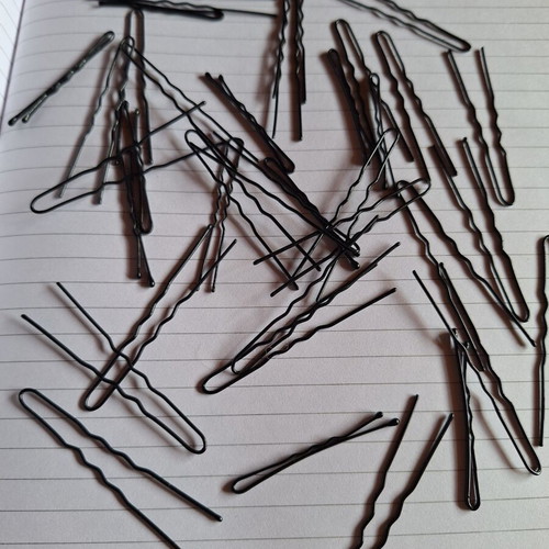 Hairpins, pack of 36, black