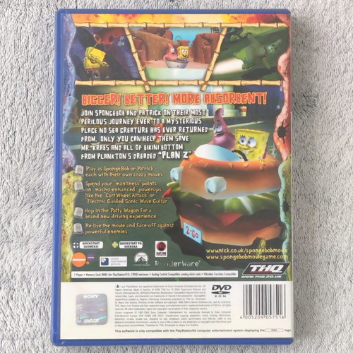 SpongeBob SquarePants The Movie PlayStation 2 used