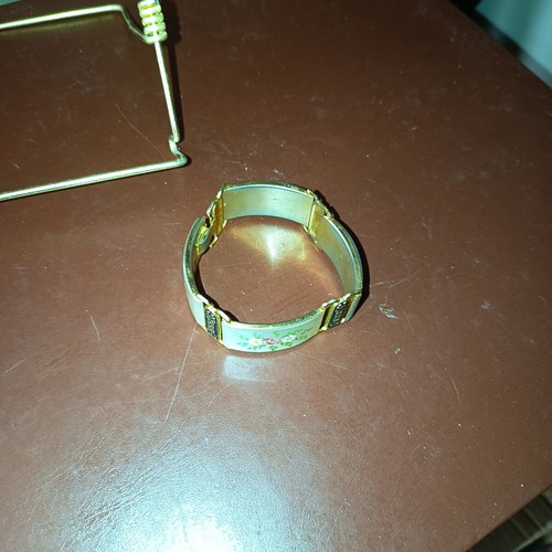 Bracelet No.3 handmade with golden details, like new