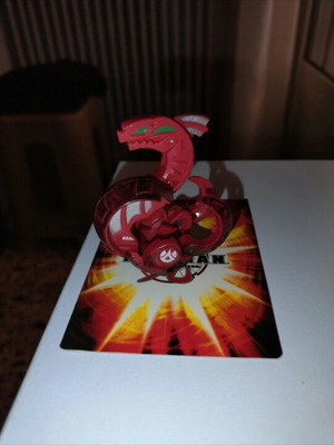 Bakugan Pyrus Abes Omega toy like new, authentic
