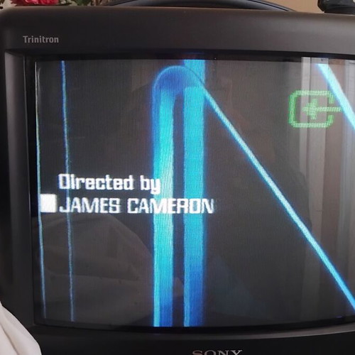 The Terminator VHS tape used, Greek subtitles