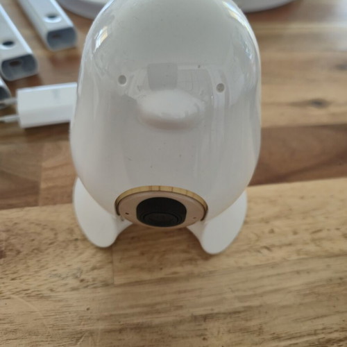 CuboAi Plus Smart Baby Monitor used with floor, crib and table stands
