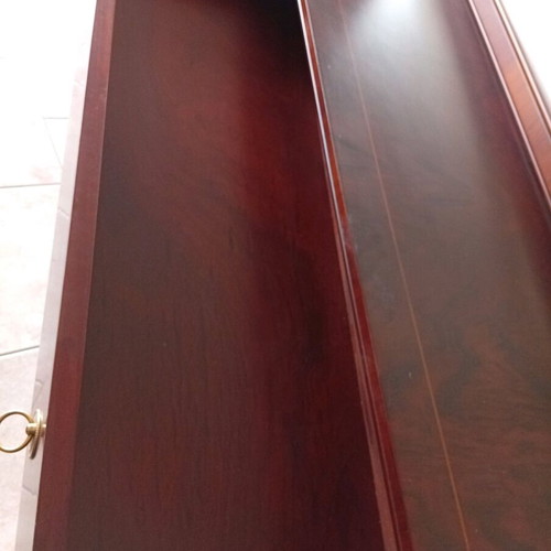 Buffet new with mirror and walnut veneer