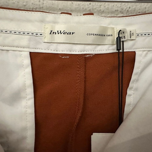 Inwear women's shorts new, size 42, orange