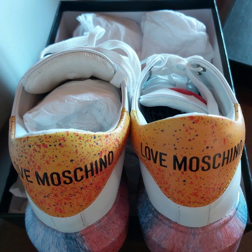 Love Moschino limited edition shoes size 39 Nr like new, multicolour