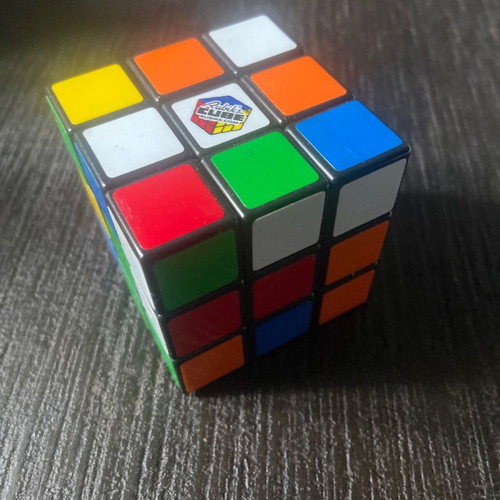Authentic Rubiks cube used