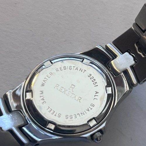 Rexstar Swiss 21mm women's watch new, black