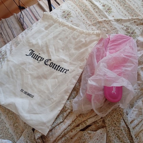 Juicy Couture pink heels