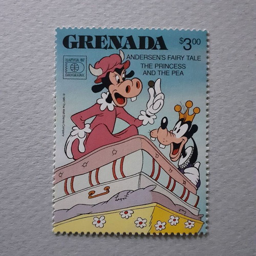 Grenada Walt Disney Andersen's Fairy Tales Stamp Set 8 and Souvenir Sheet new
