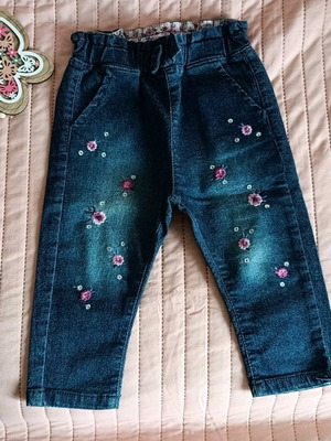 Jeans pants 12-18 months Prenatal like new, girl