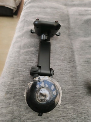 Car phone holder for all mobiles new with adhesive and adjustable back