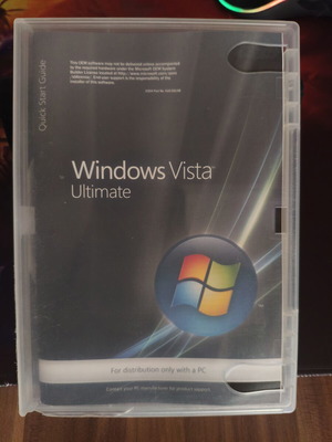 Windows Vista Ultimate DVD σαν καινούργιο, OEM έκδοση στα Αγγλικά
