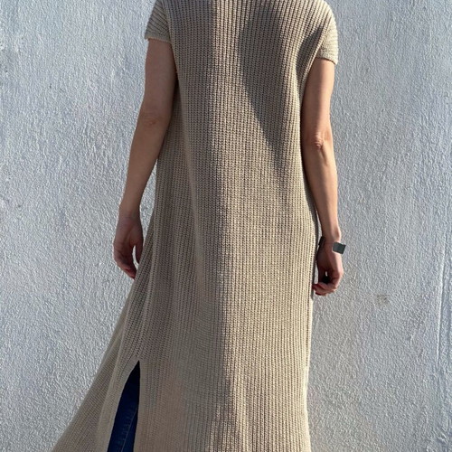 Knitted long cardigan Jdy new, beige, size XS