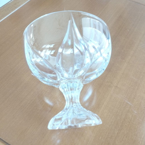 Vintage Nachtmann Crocus Crystal Footed Bowl like new