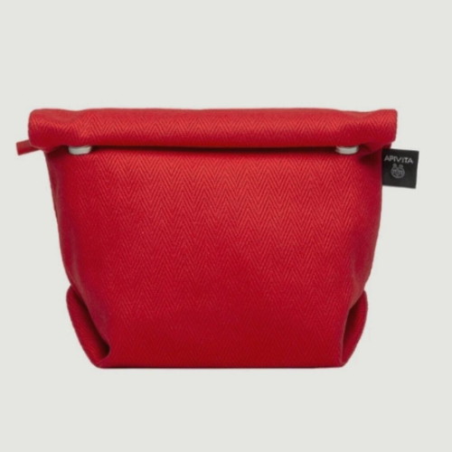Apivita multipurpose modern cotton bag new, red