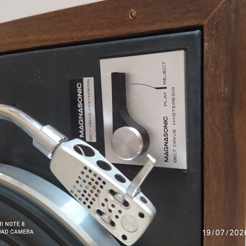 Magnasonic TP 935 turntable used, rare model with Kenwood collaboration