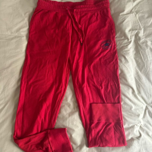 Converse All Star sweatpants large used, red