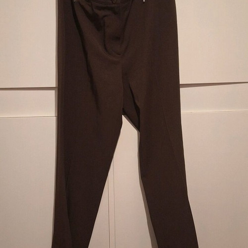 Women's dark brown pants like new, size 46 ANNA MONTANA