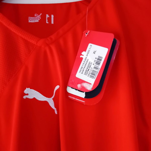 Puma red shirt XL with long and short sleeve new, Olympiakos