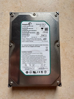 Seagate Barracuda 7200.10 250GB HDD used