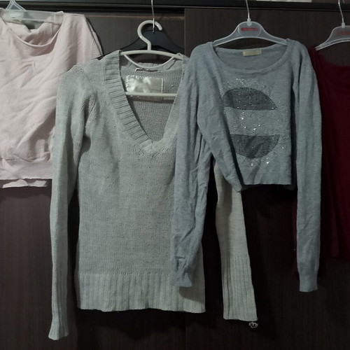Blouses used, pack of 4, multicolored, size S