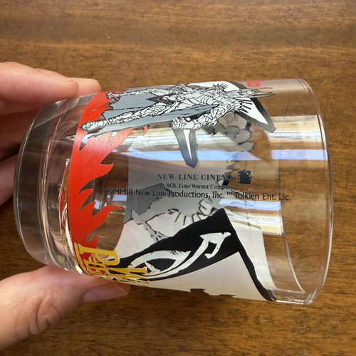 Nutella The Lord of the Rings Sauron glass used, 2003 collectible